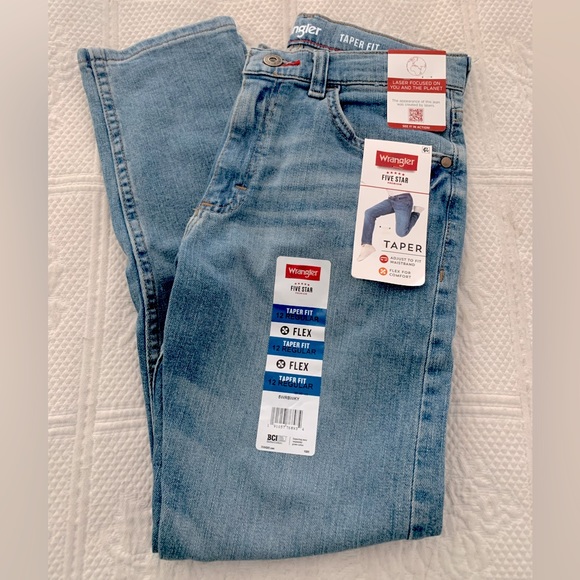 Wrangler Other - NWT Size 12, Boys Wrangler Flex Taper Fit, 5WRBWKY